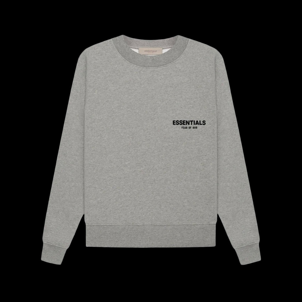 Essentials Dark Oatmeal Crewneck