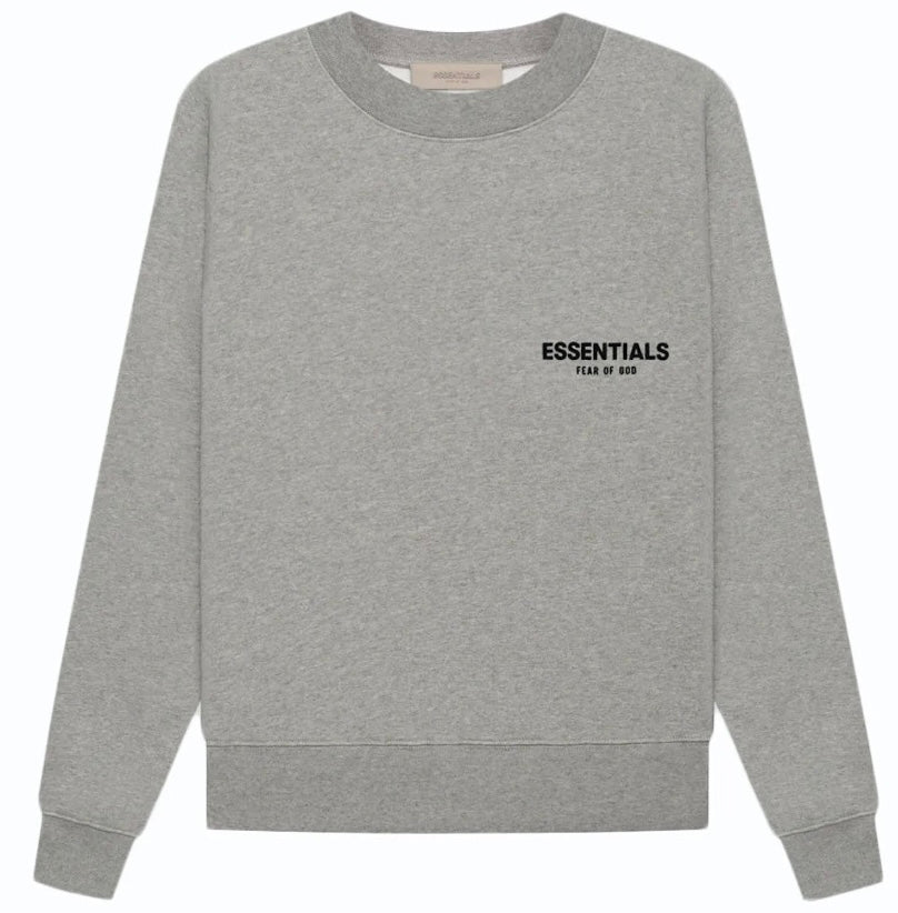 Essentials Dark Oatmeal Crewneck