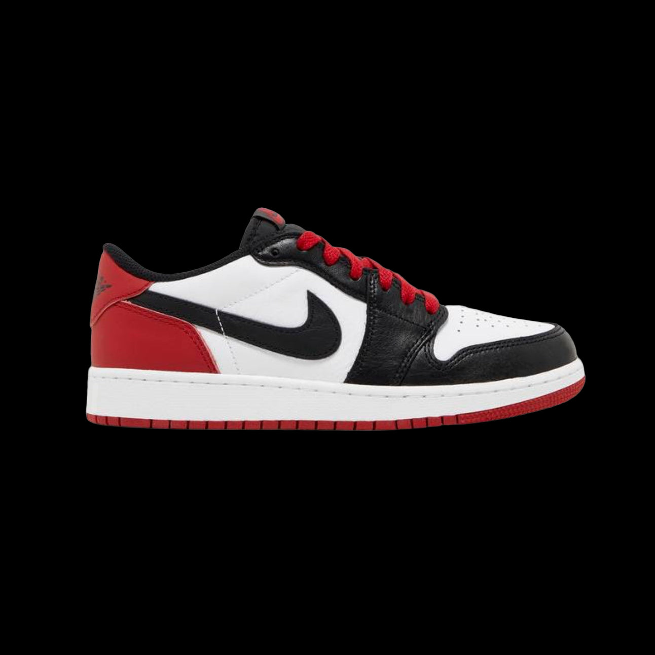 Air Jordan 1 Retro Low OG GS 'Black Toe'