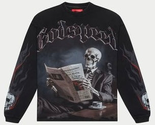 Godspeed Black Monday LS T-Shirt (Black Wash)