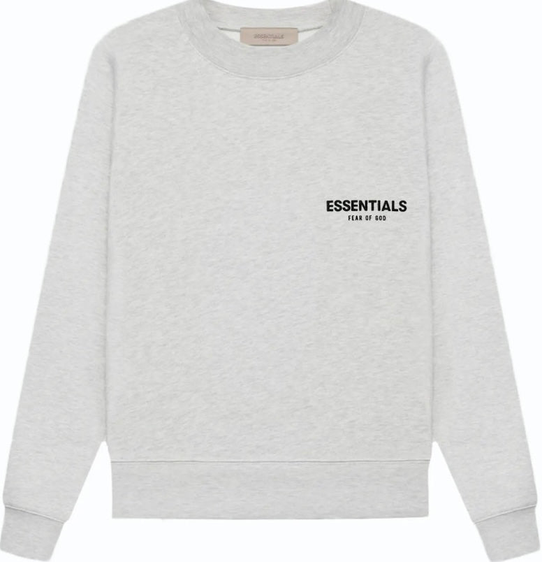 Essentials Light Oatmeal FW22 Crewneck