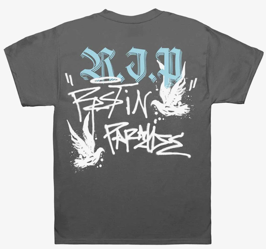Revenge Graffiti Dove Tee Vintage Black