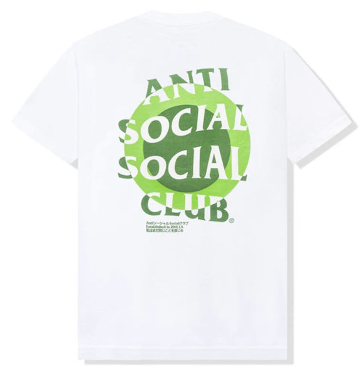 Anti-Social Impatient Tee Green White