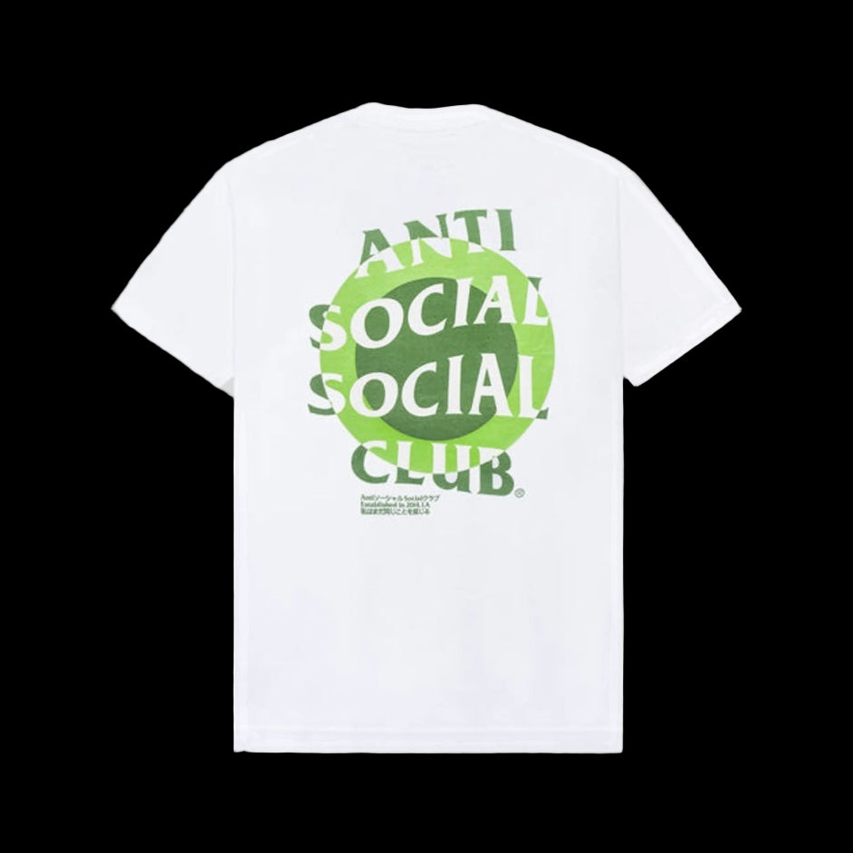 Anti-Social Impatient Tee Green White