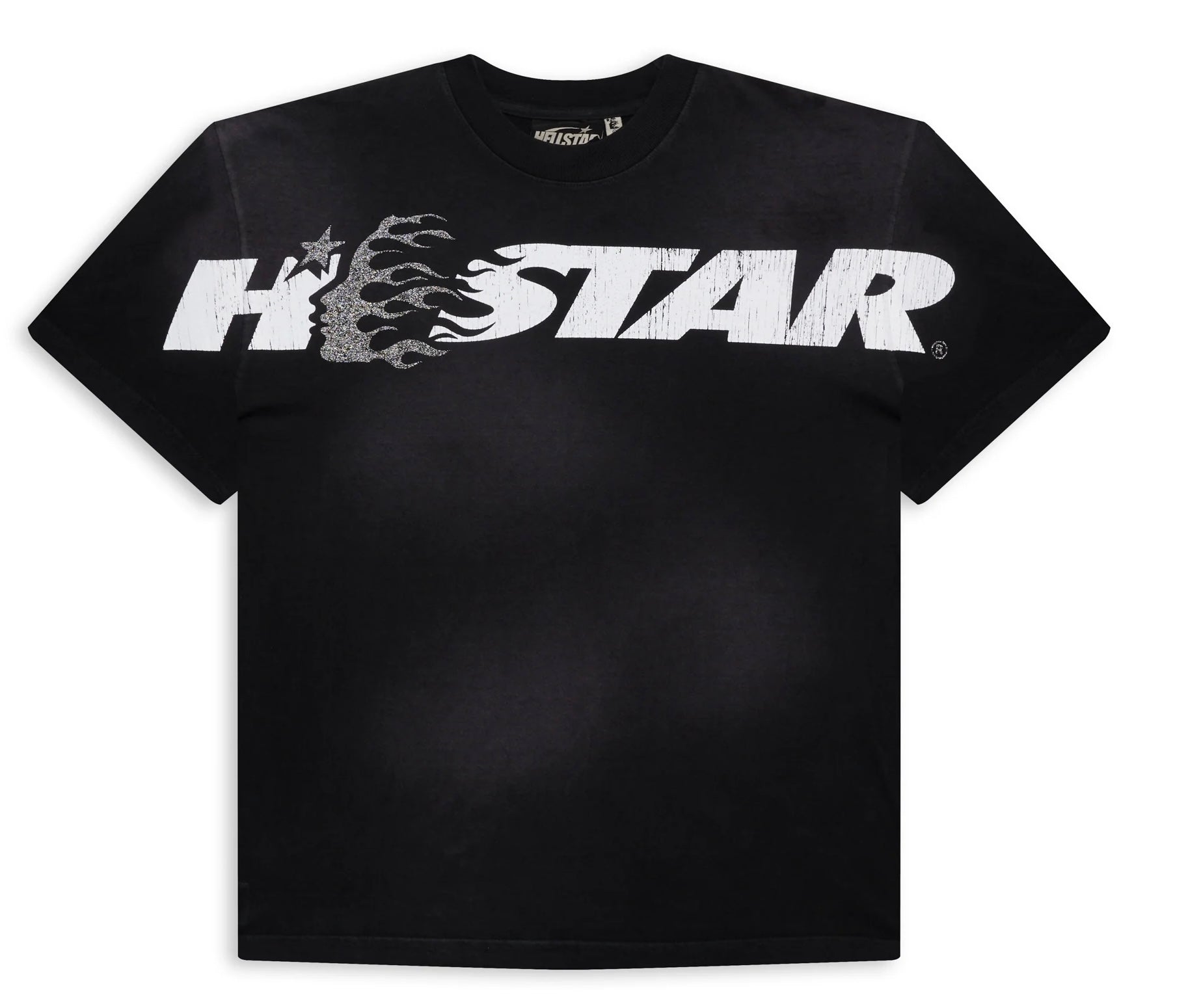 Hellstar Glitter Logo Tee Black