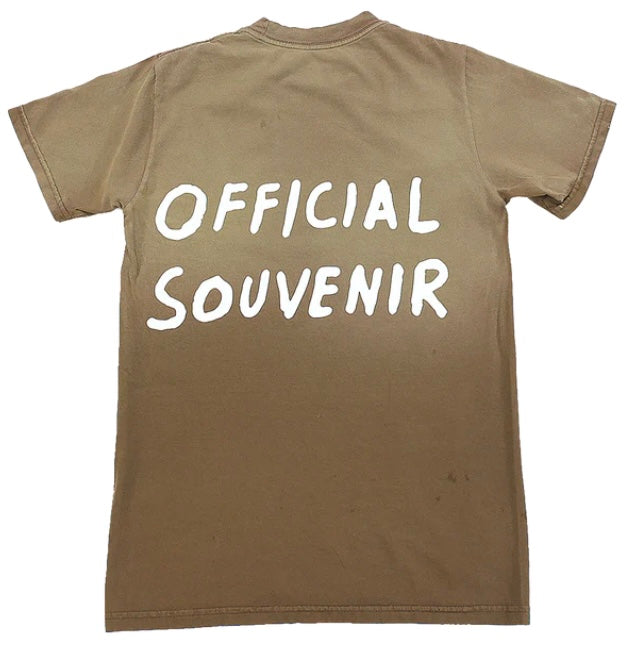 Travis Scott Official souvenier tee brown