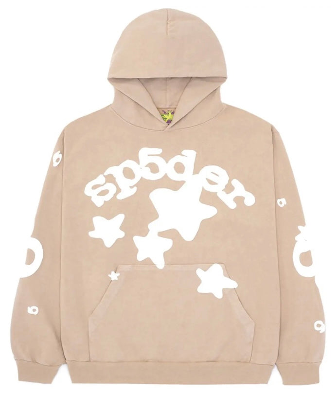 Sp5der Beluga Hoodie Sand