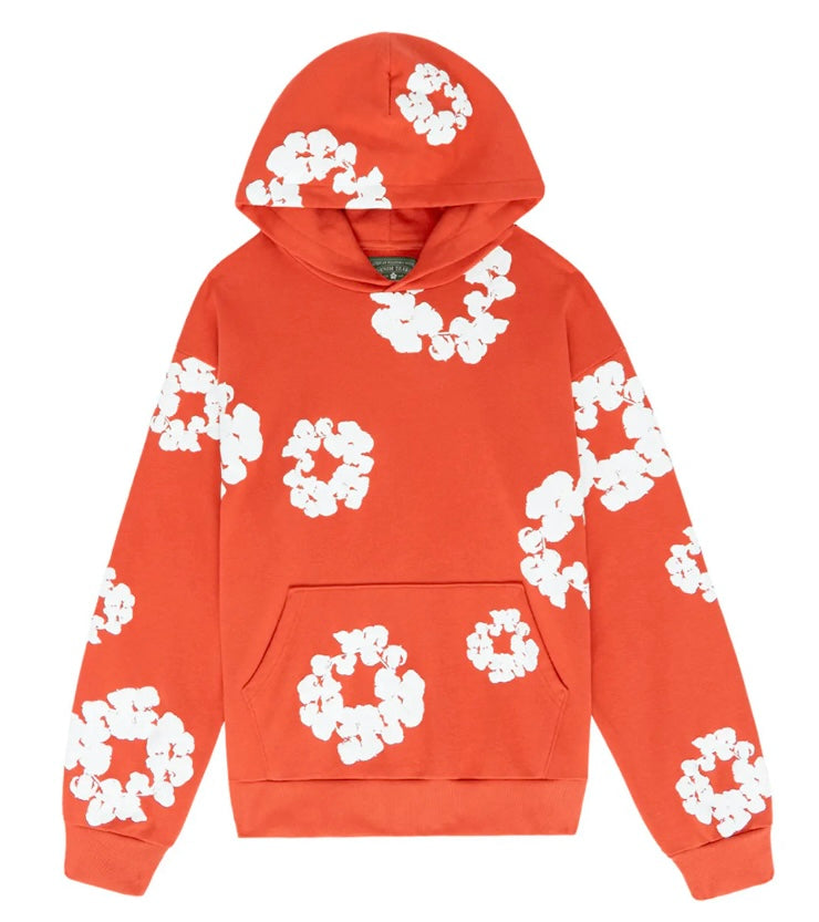 Denim Tears Cotton Wreath Hoodie Orange