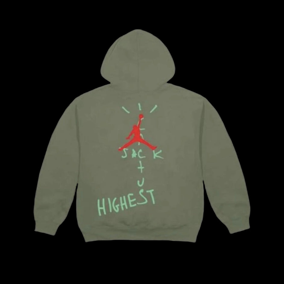 Travis Scott Olive highest hoodies
