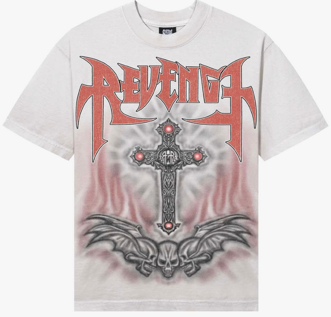 Revenge Airbrush Metal Tee Cement