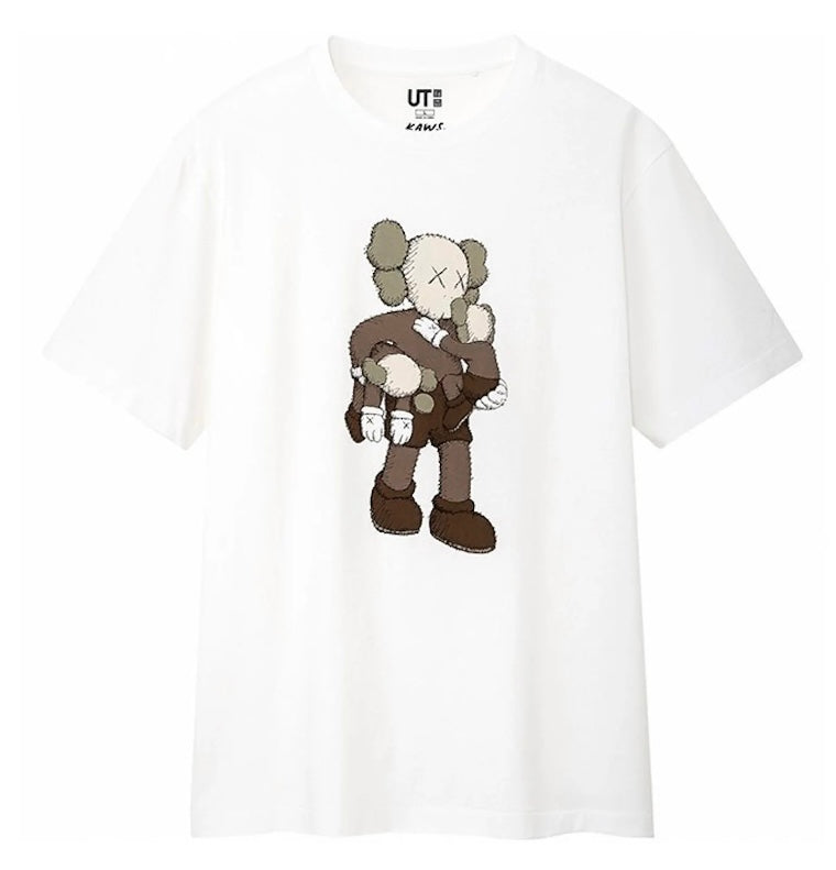 Kaws x Uniqlo clean slate white tee
