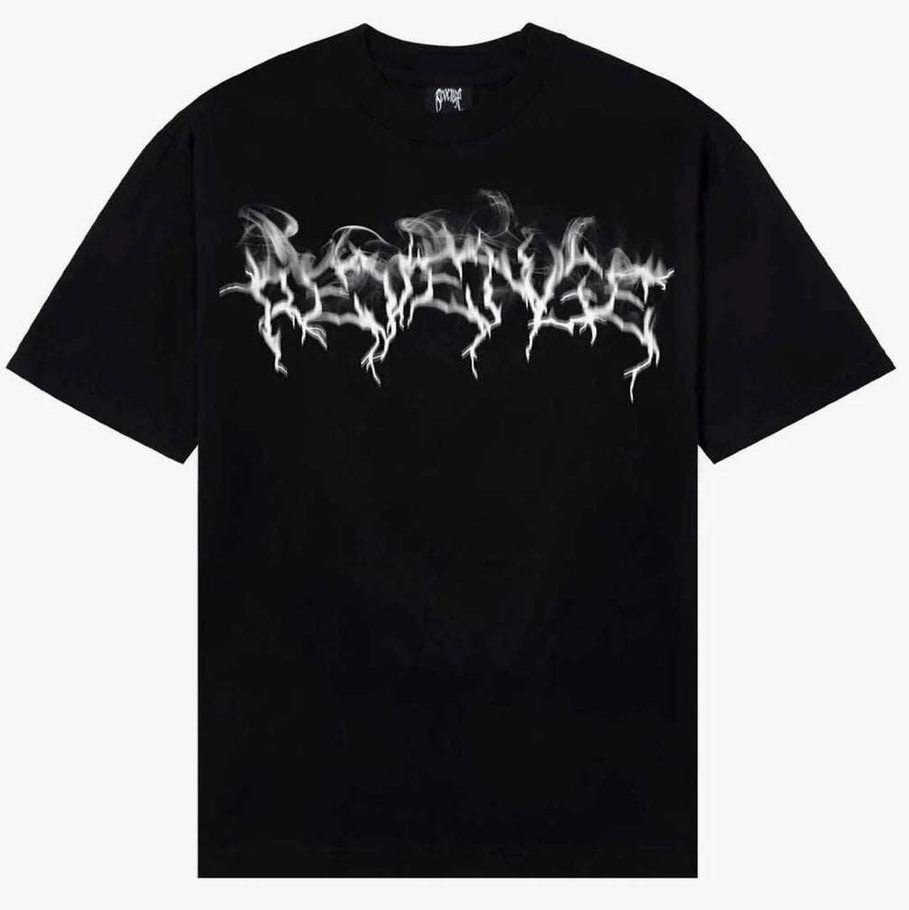 Revenge Smoke Lightning Tee Black