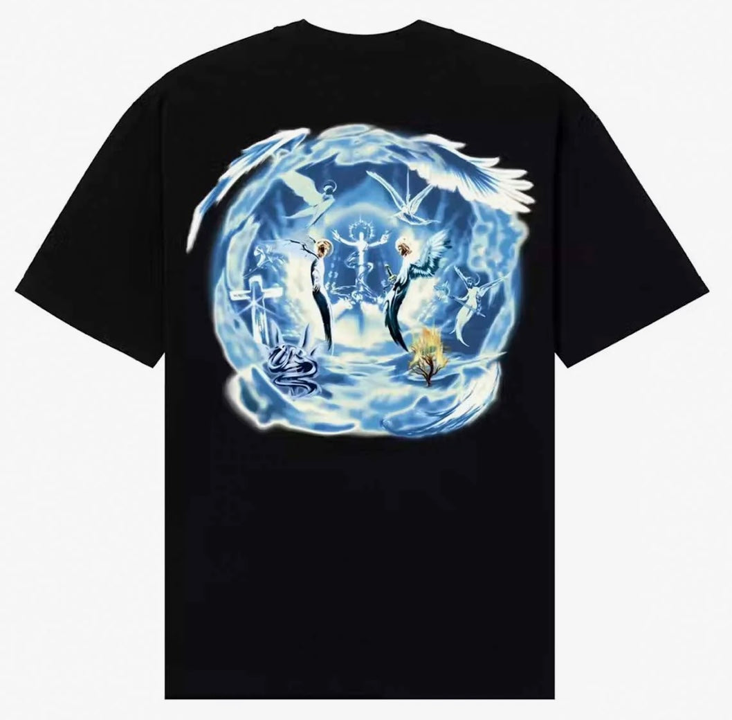 Revenge Angel Arch Tee Black