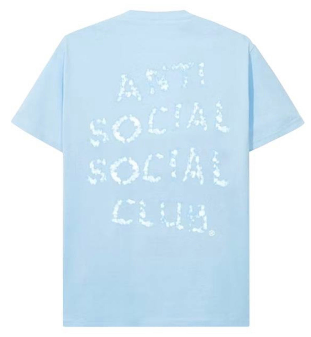 Anti-Social Partly Cloudy Tee Blue
