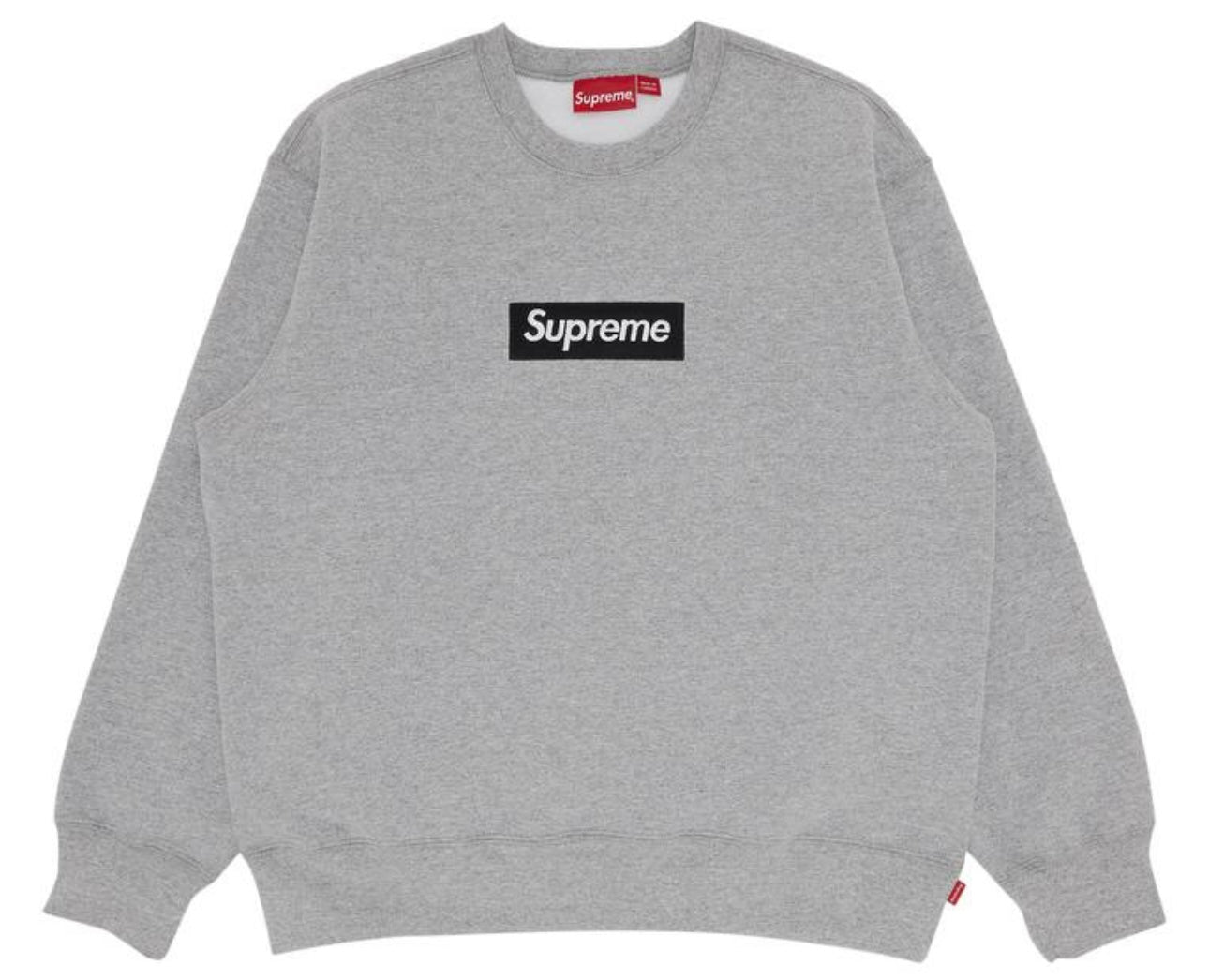 Supreme Box Logo Crewneck 'Heather Grey'