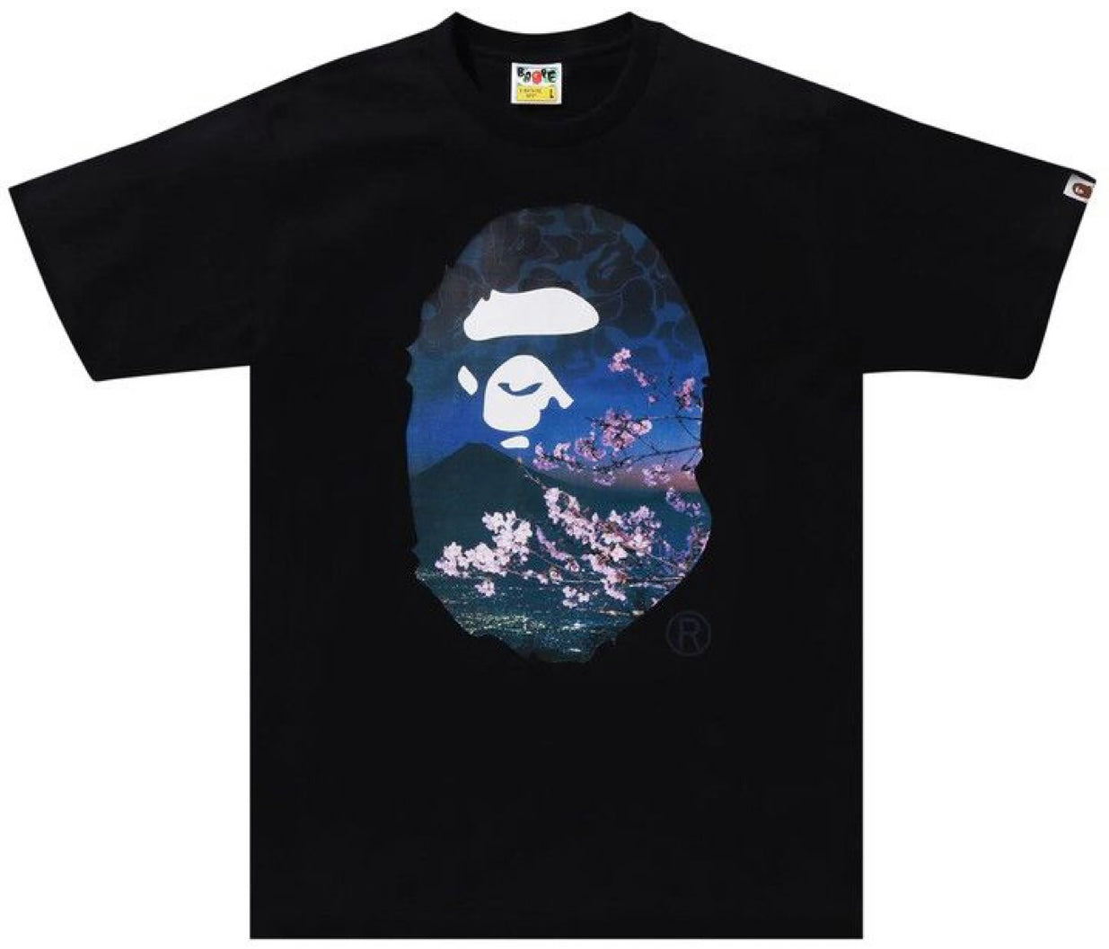 Bape Sakura Photo Head W Sakura Tree Black
