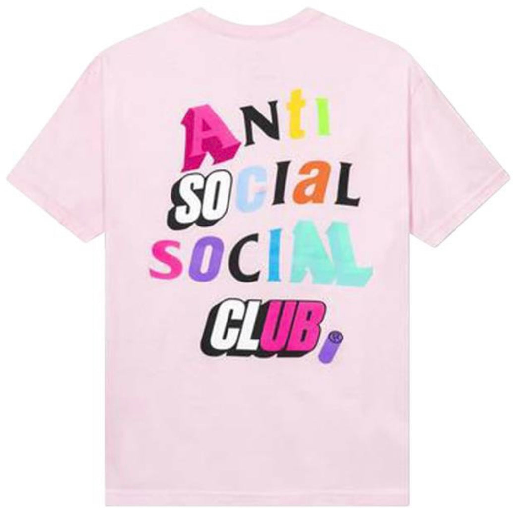 Anti-Social real me tee pink