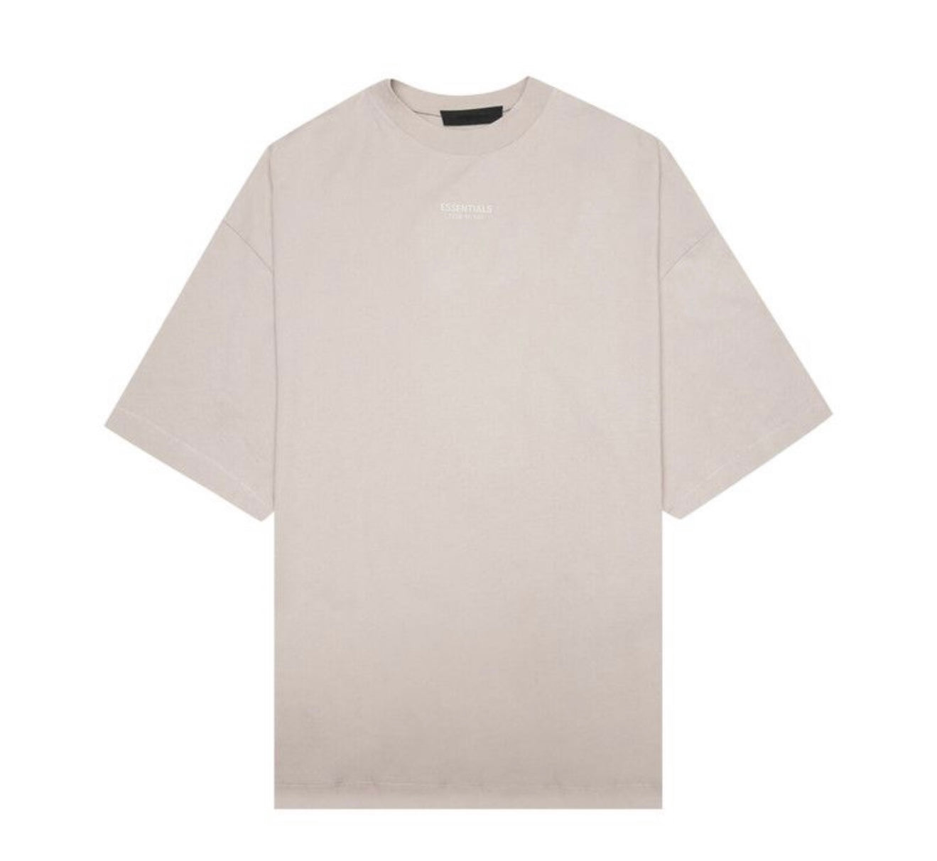 Essentials Tee Silver Cloud