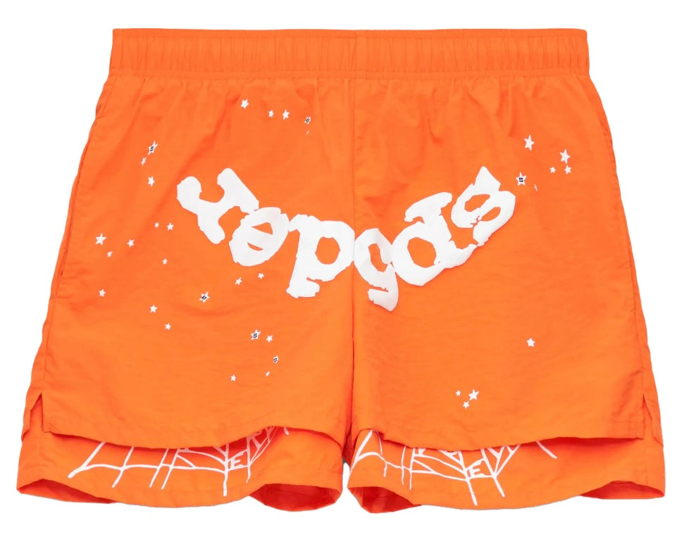 Sp5der Legacy Shorts Orange