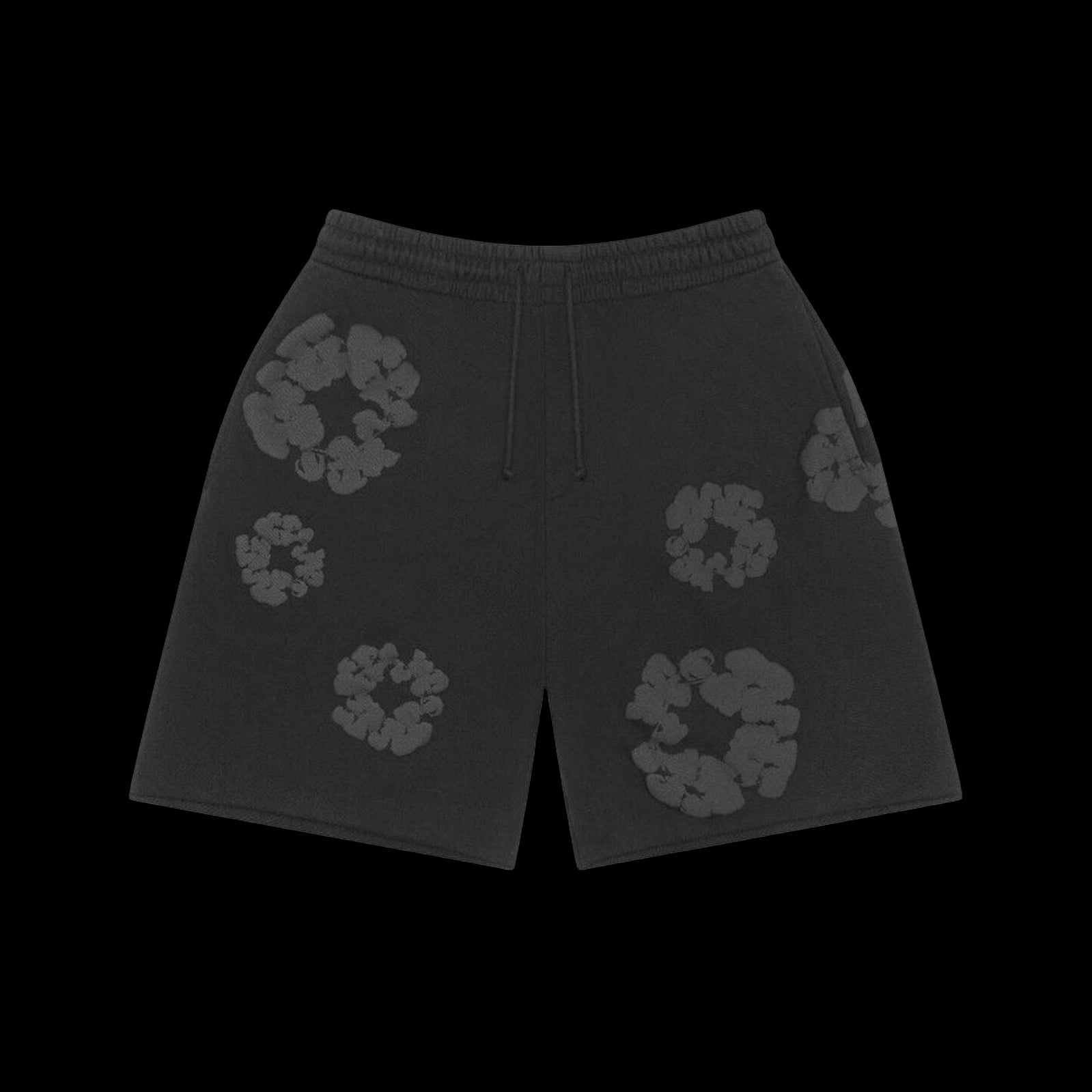 Denim Tears Cotton Wreath Short Black Monochrome