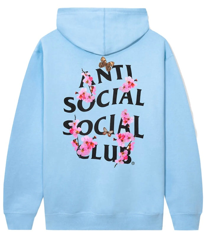 Anti-Social koch Hoodie Blue