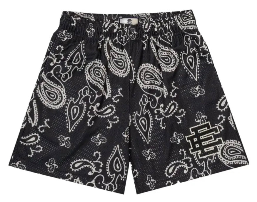 Eric Emanuel Shorts Black Bandana