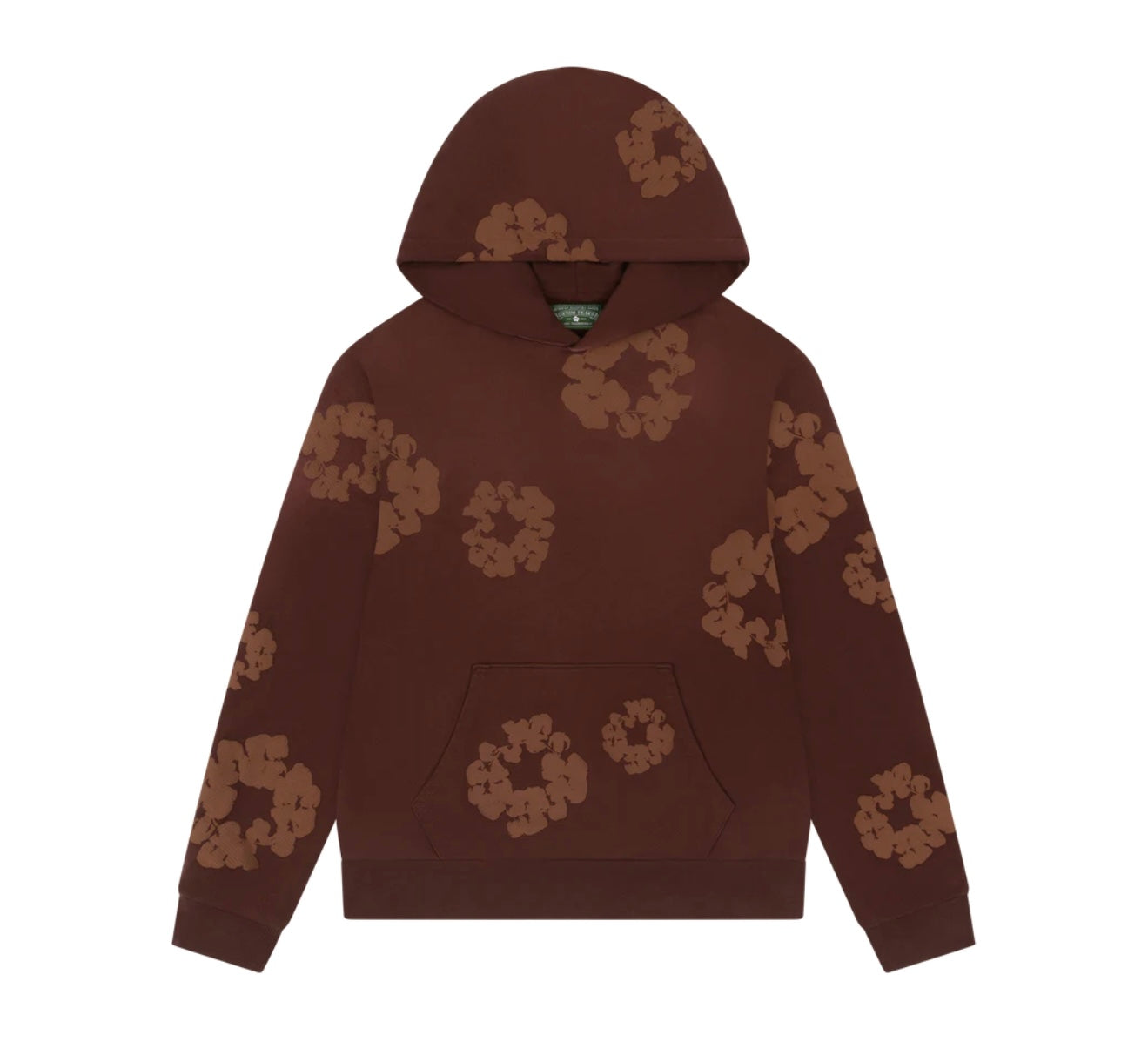Denim Tears Mono Cotton Wreath Hoodie Brown
