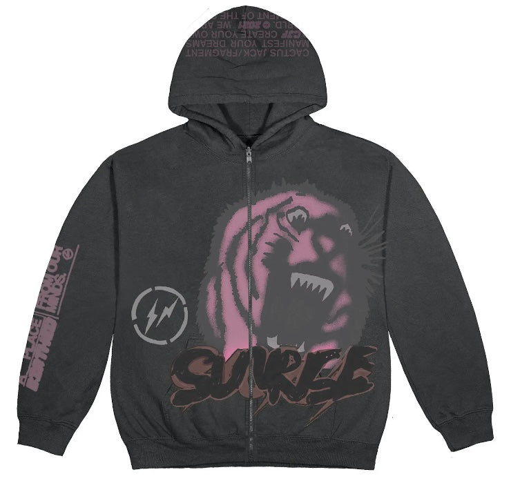 Travis Scott For fragment zip up
