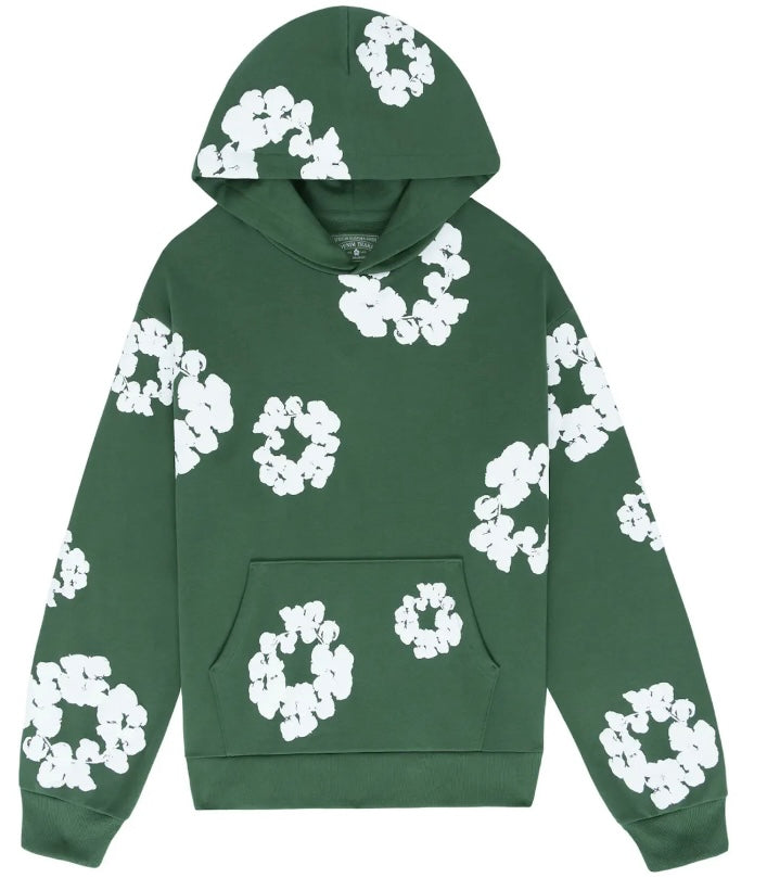 Denim Tears Cotton Wreath Hoodie Green
