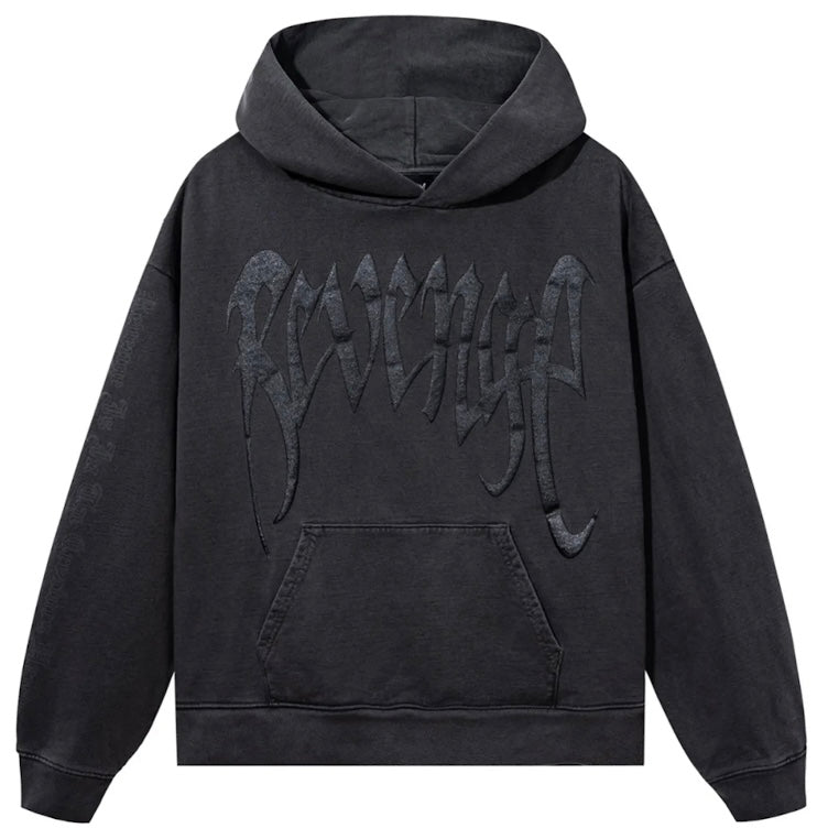 Revenge Hoodie X Heartbreak Hoodie Vintage Black