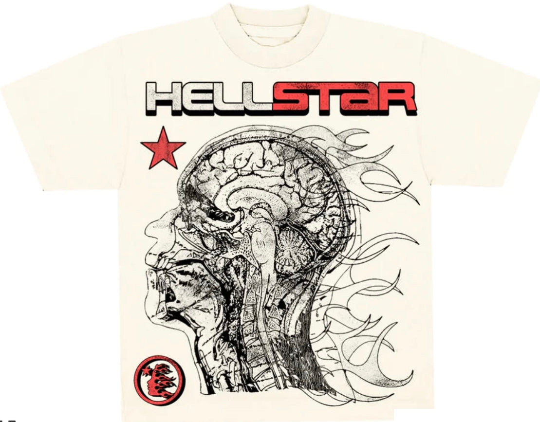 Hellstar Cranium tee Cream
