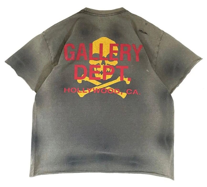 Gallery Dept. Vintage Skull Black Tee