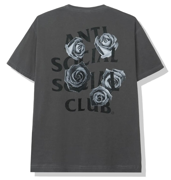 Anti-Social Bat Emoji Tee Grey