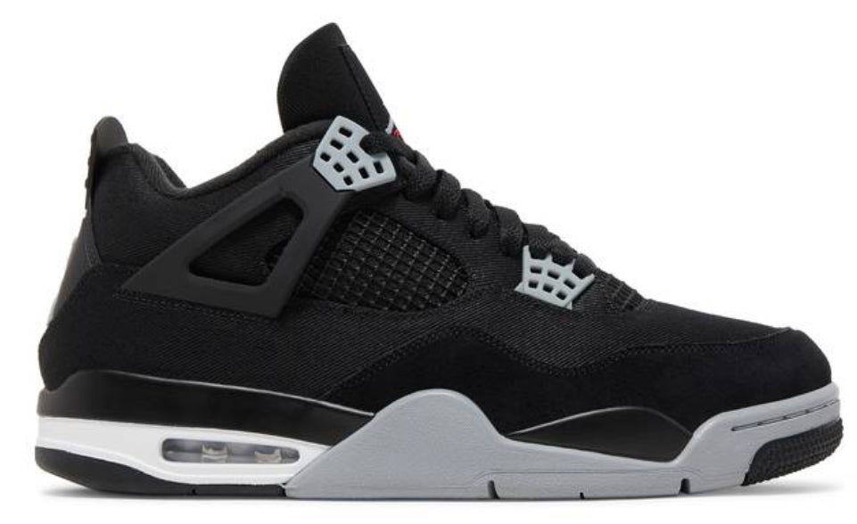 Air Jordan 4 Retro SE GS 'Black Canvas'
