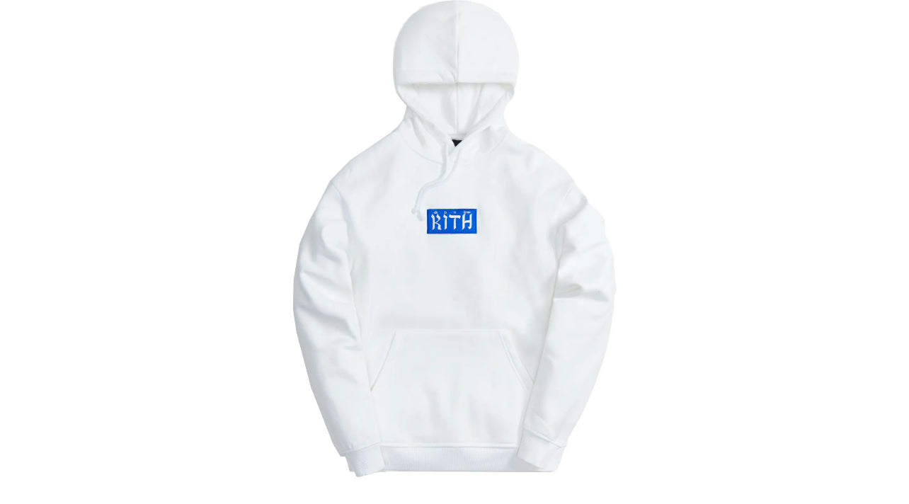 Kith Hebrew Script Hoodie White