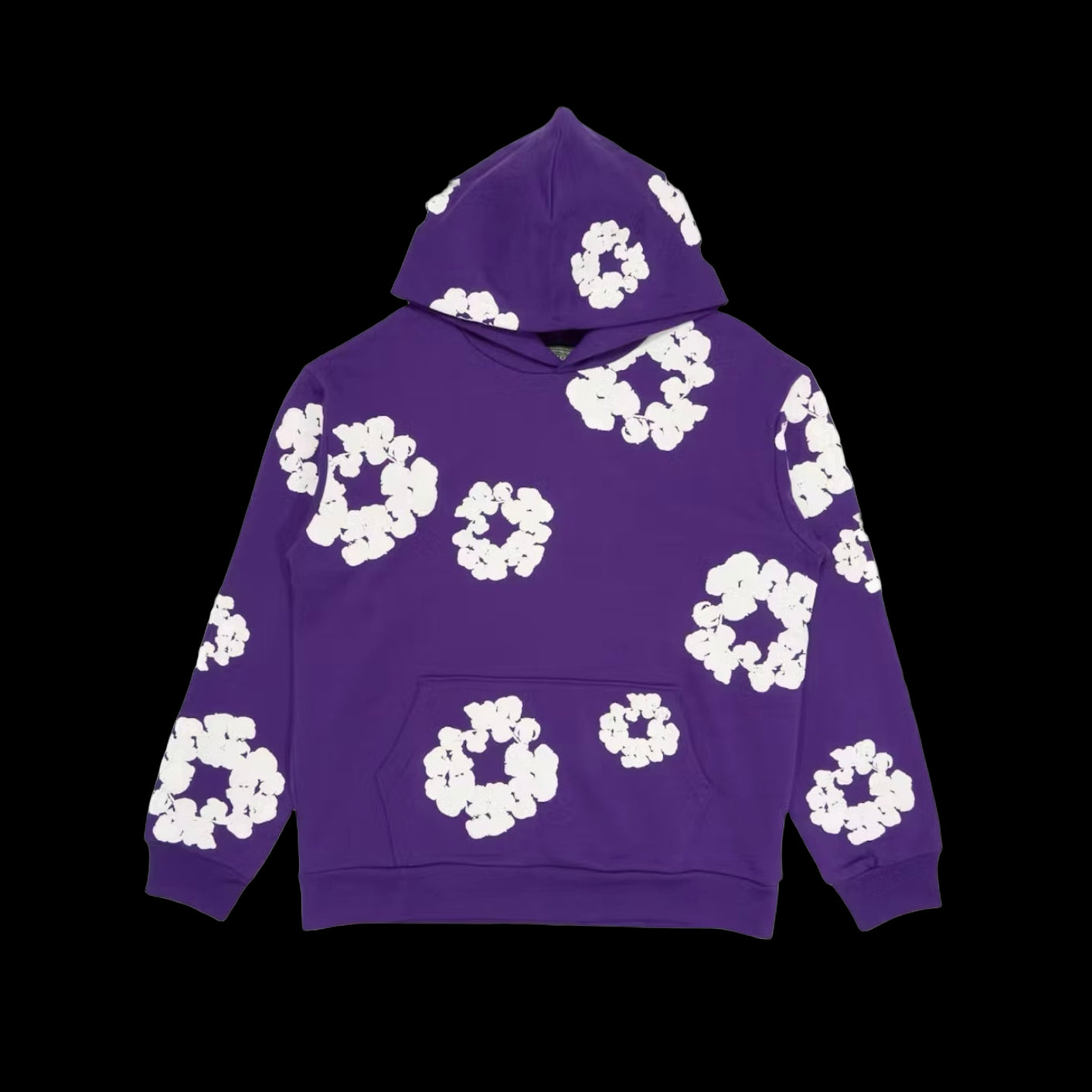 Denim Tears Cotton Wreath Hoodie Purple