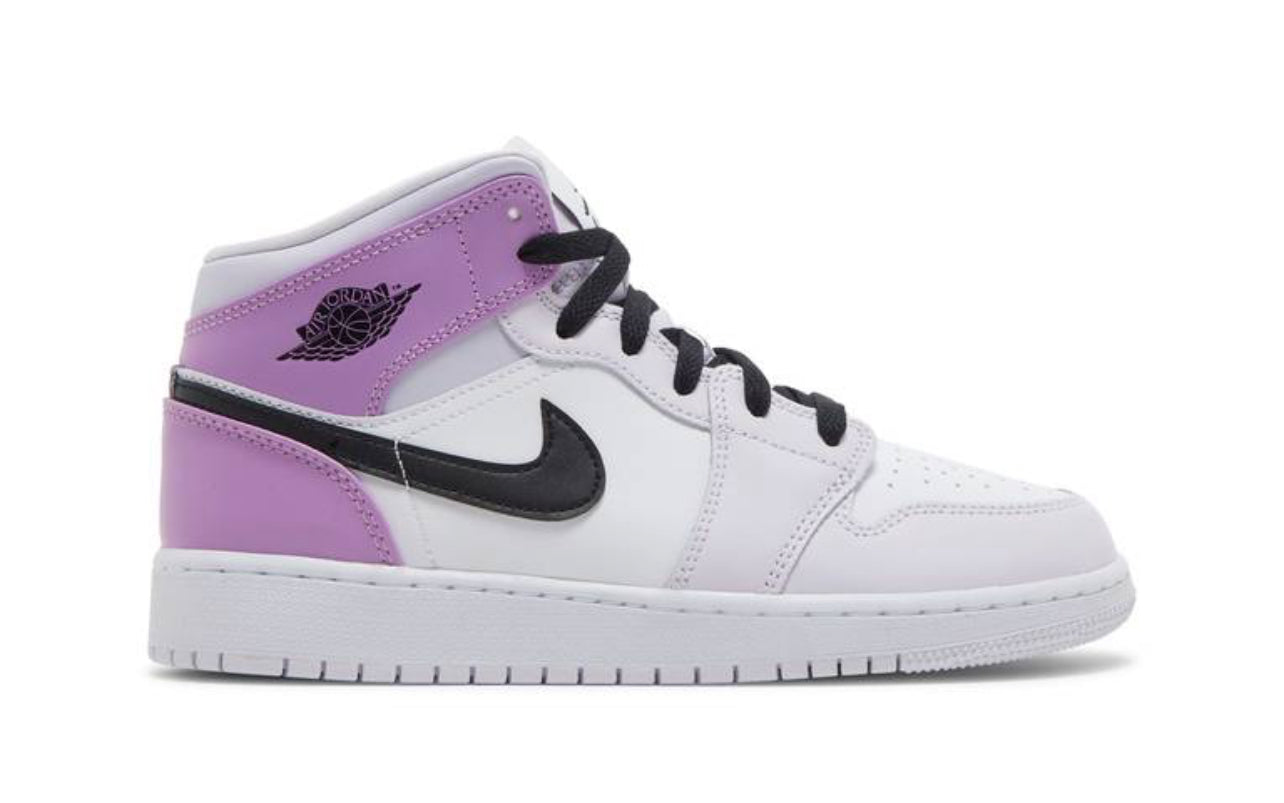 Jordan 1 mid barely grape GS