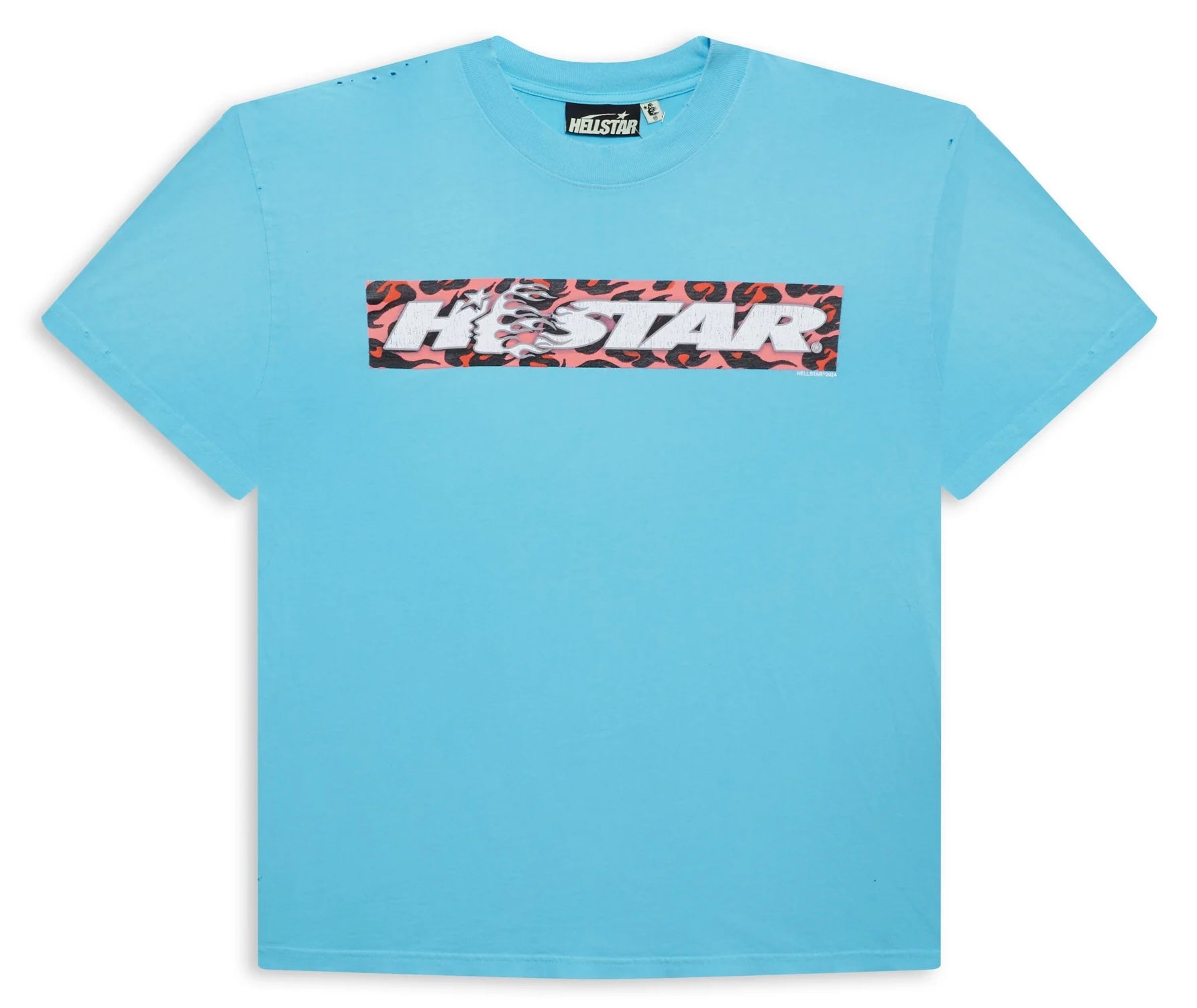 Hellstar Box Logo Tee Blue