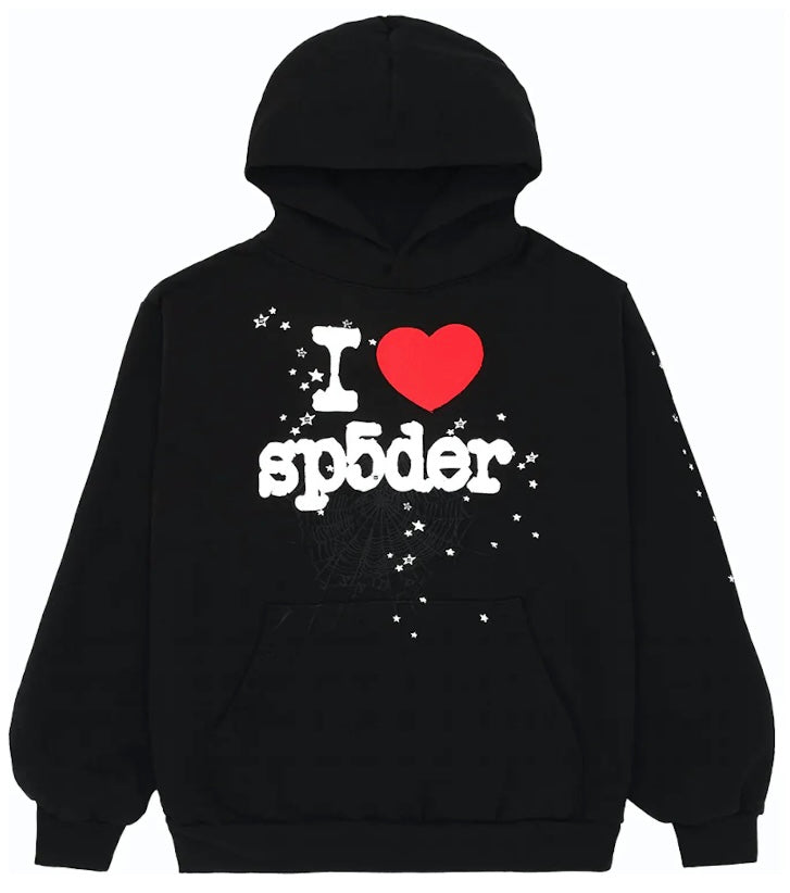 Sp5der I❤️Sp5der Hoodie Black