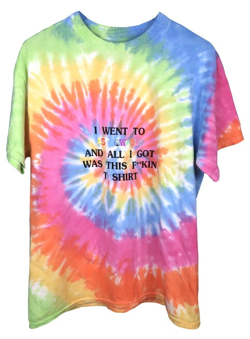 Travis Scott Where were you tie dye tee