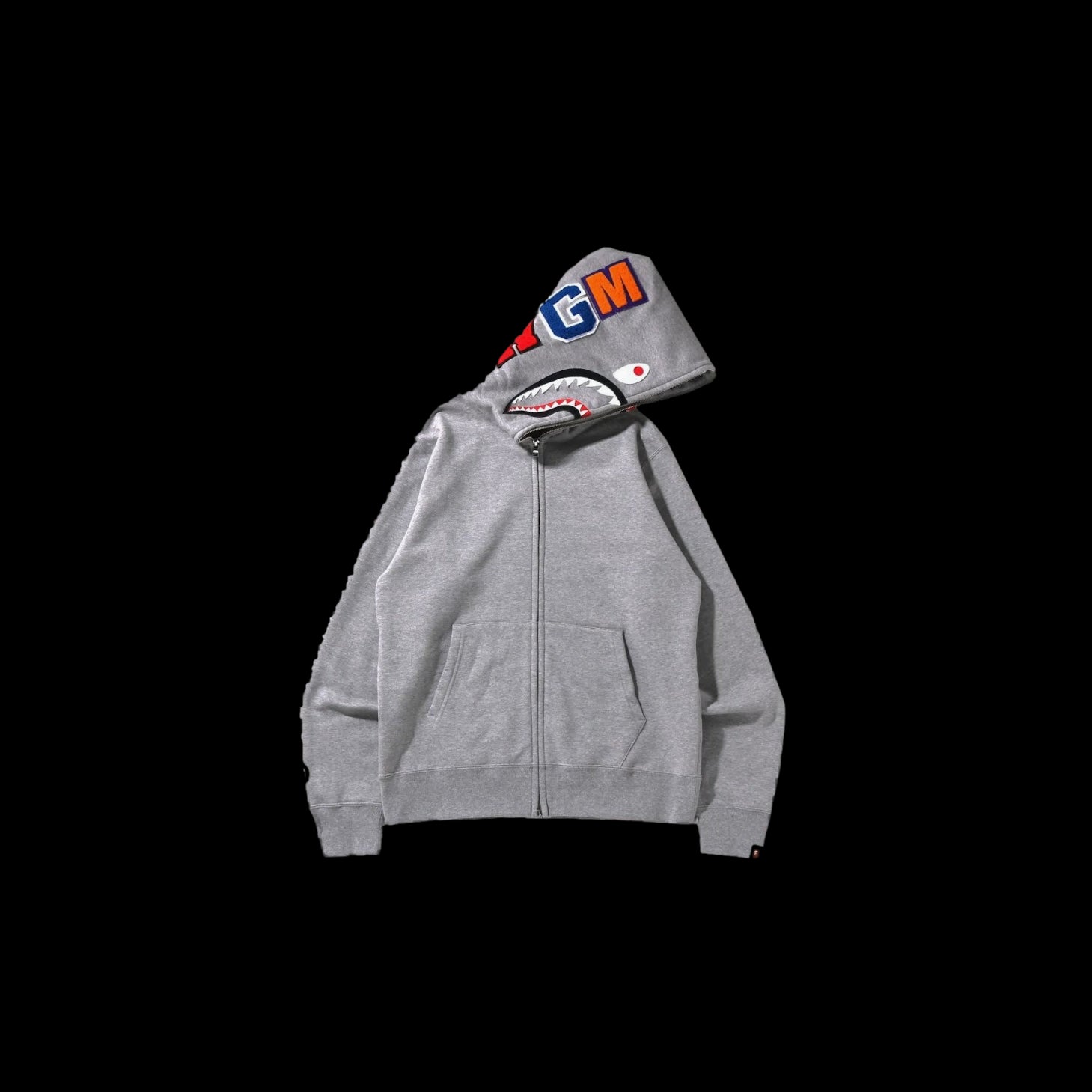 Bape Grey Zip Up