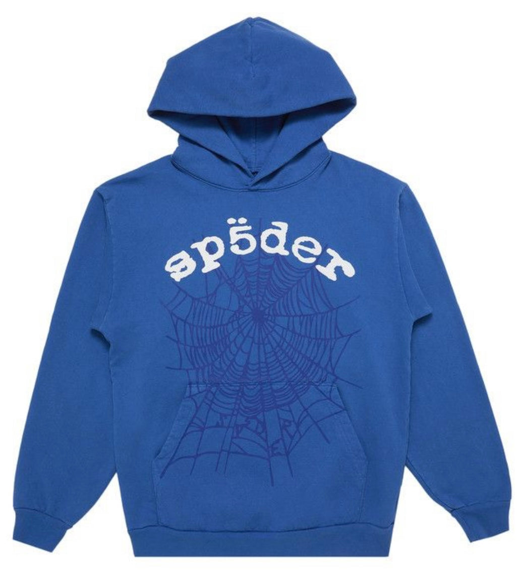 Sp5der Legacy Hoodie Blue