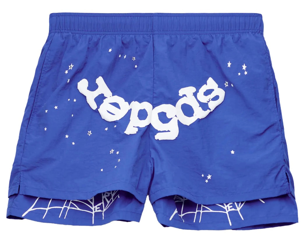 Sp5der Shorts Blue