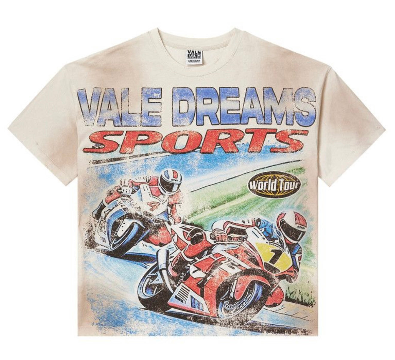 Vale Forever Motocroxxx Tee 'Cream'