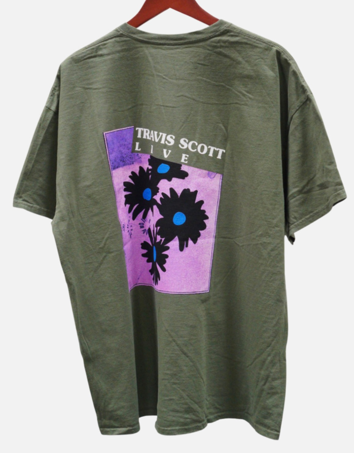 Travis Scott Green Washed Tee