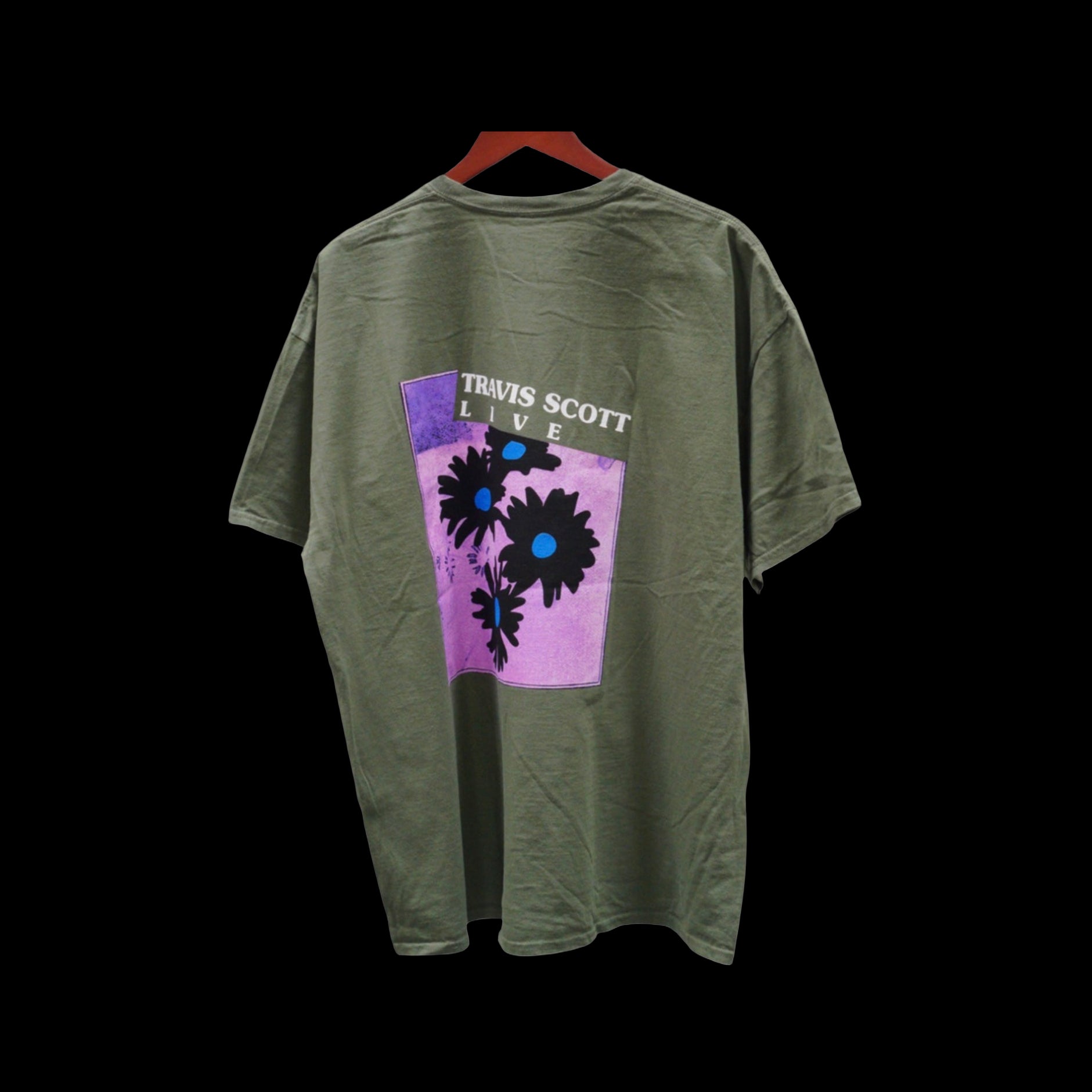 Travis Scott Green Washed Tee