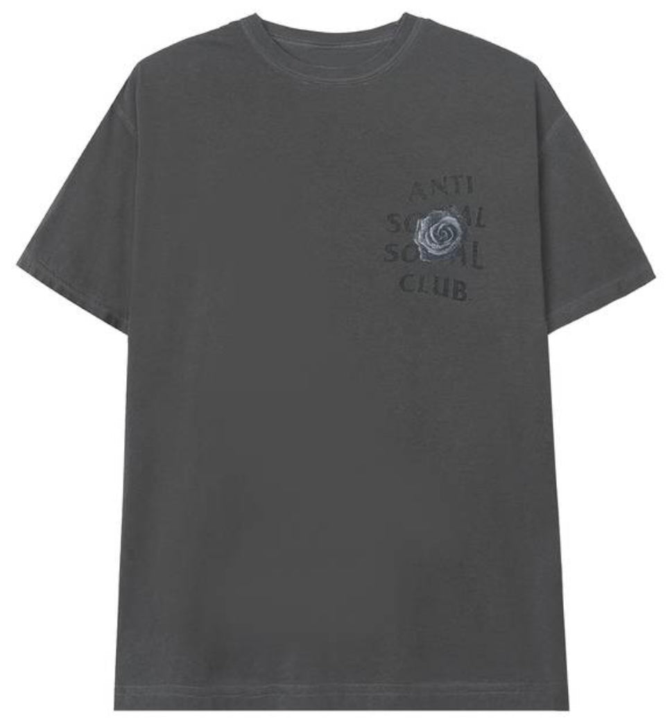 Anti-Social Bat Emoji Tee Gray