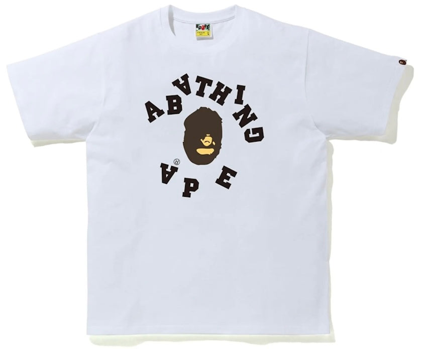 Bape ABC Ape Broken Head Tee White