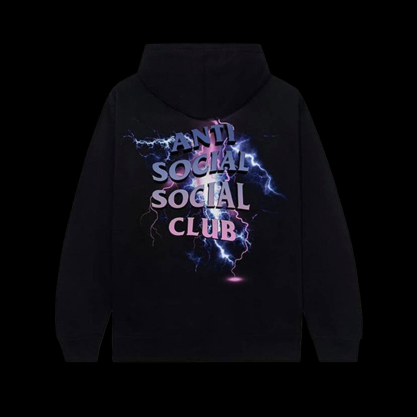 Anti-Social Bolt From The Blue Hoodie Black