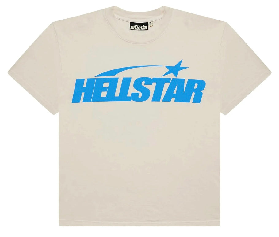 Hellstar Classic Gel Tee White/Blue